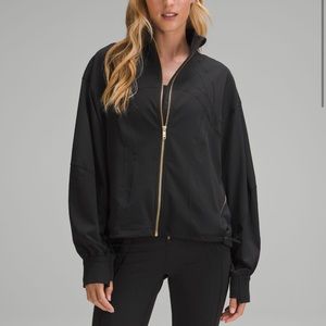 Define Relaxed fit Jacket, Luon, size 10, black